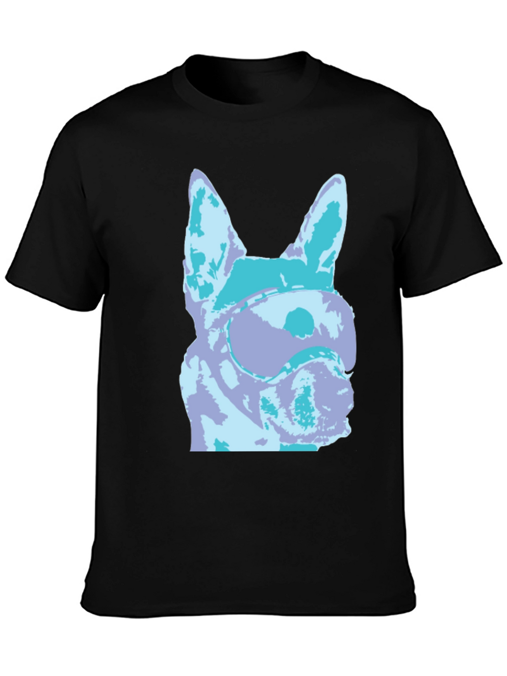 Abstract Dog Graphic T-Shirt
