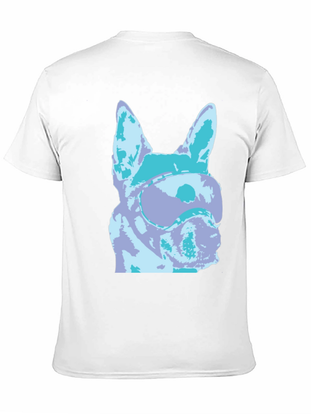 Abstract Dog Graphic T-Shirt
