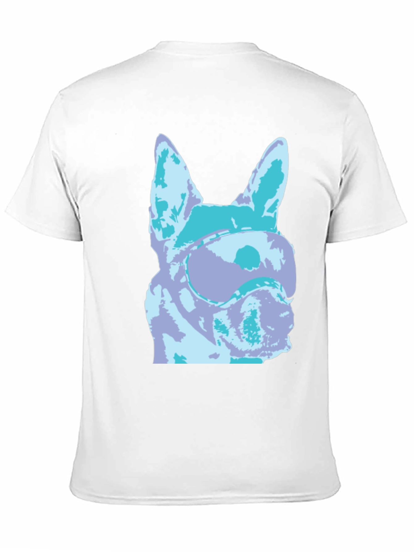 Abstract Dog Graphic T-Shirt