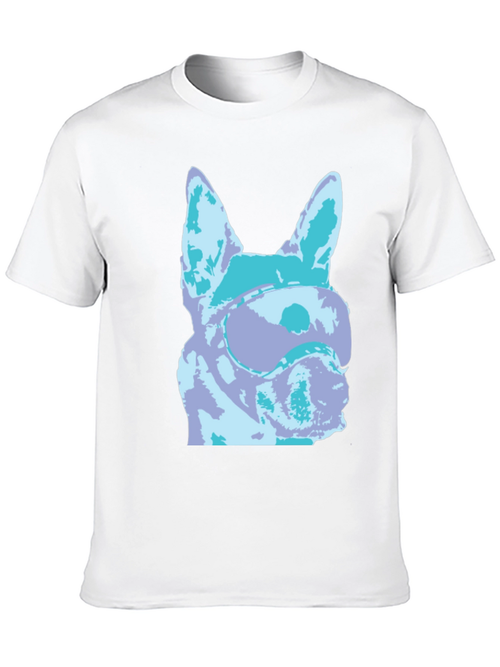 Abstract Dog Graphic T-Shirt