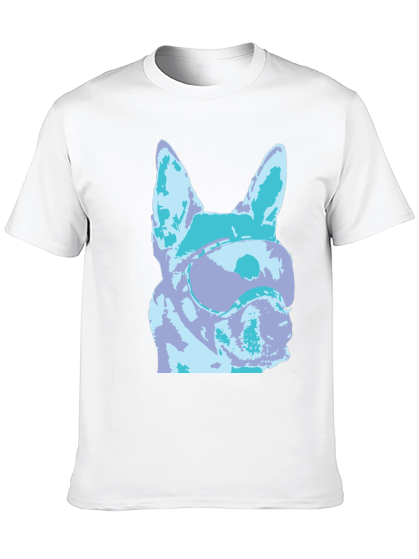 Abstract Dog Graphic T-Shirt