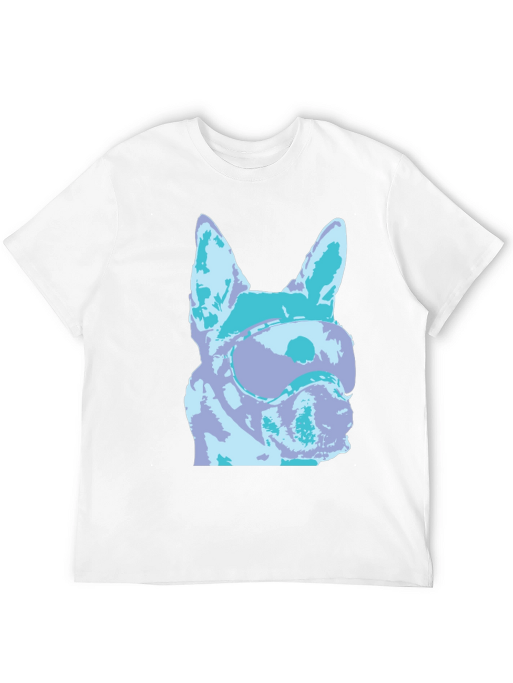 Abstract Dog Graphic T-Shirt