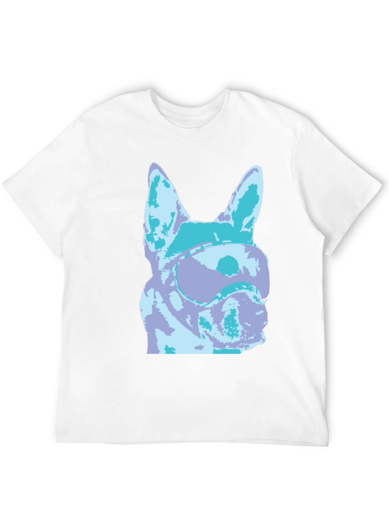 Abstract Dog Graphic T-Shirt