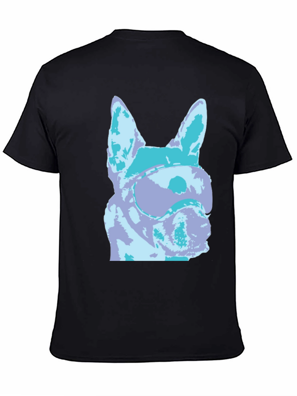 Abstract Dog Graphic T-Shirt