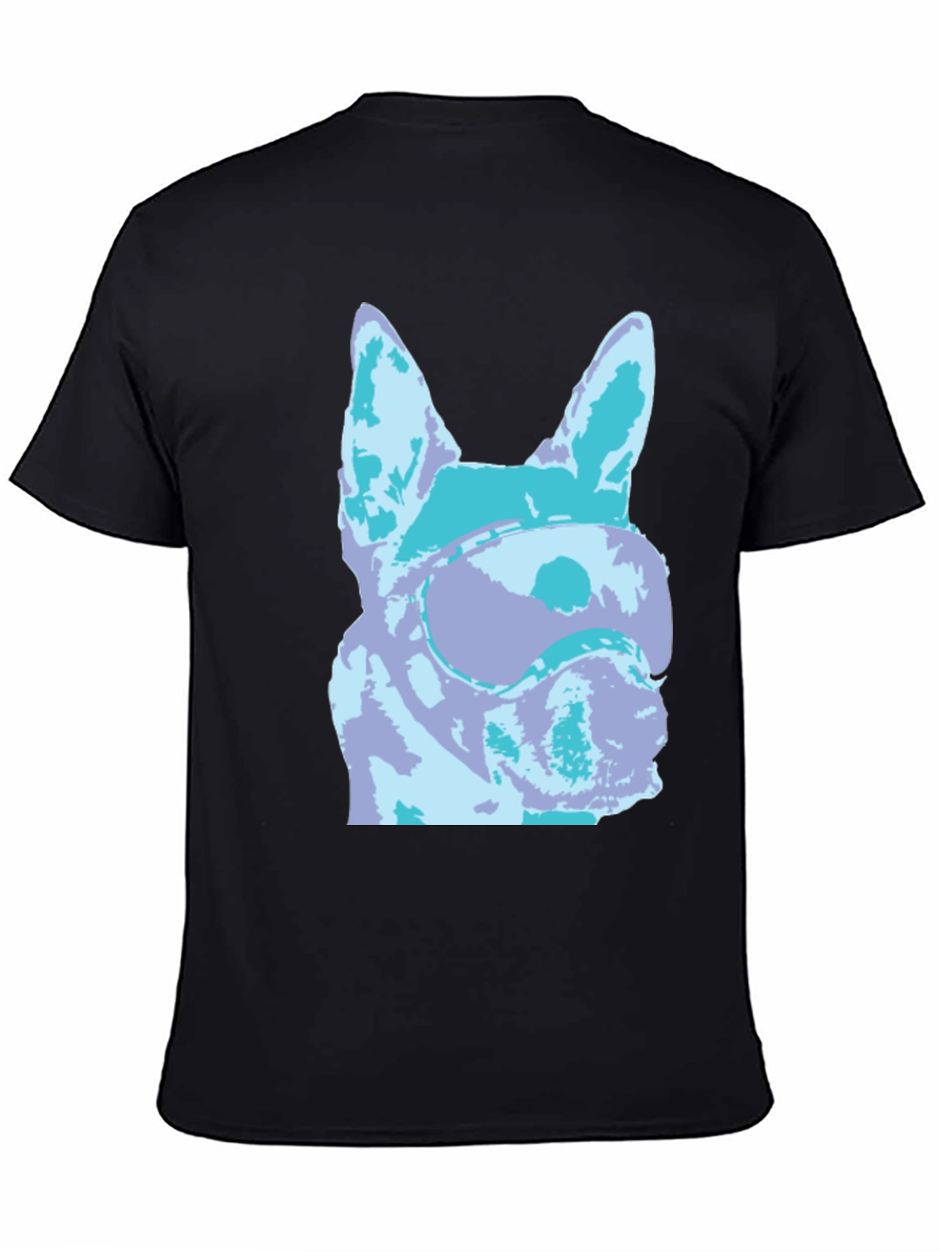 Abstract Dog Graphic T-Shirt