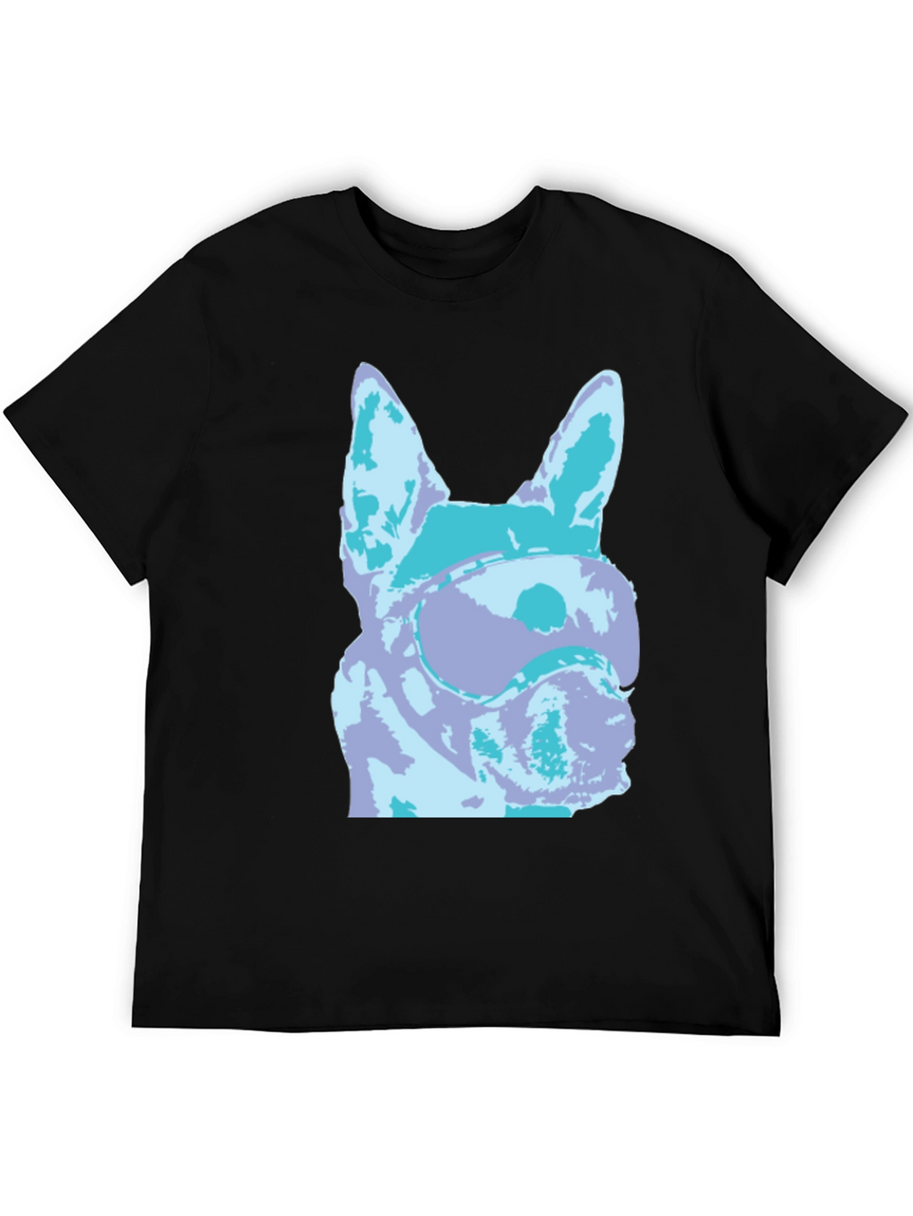 Abstract Dog Graphic T-Shirt