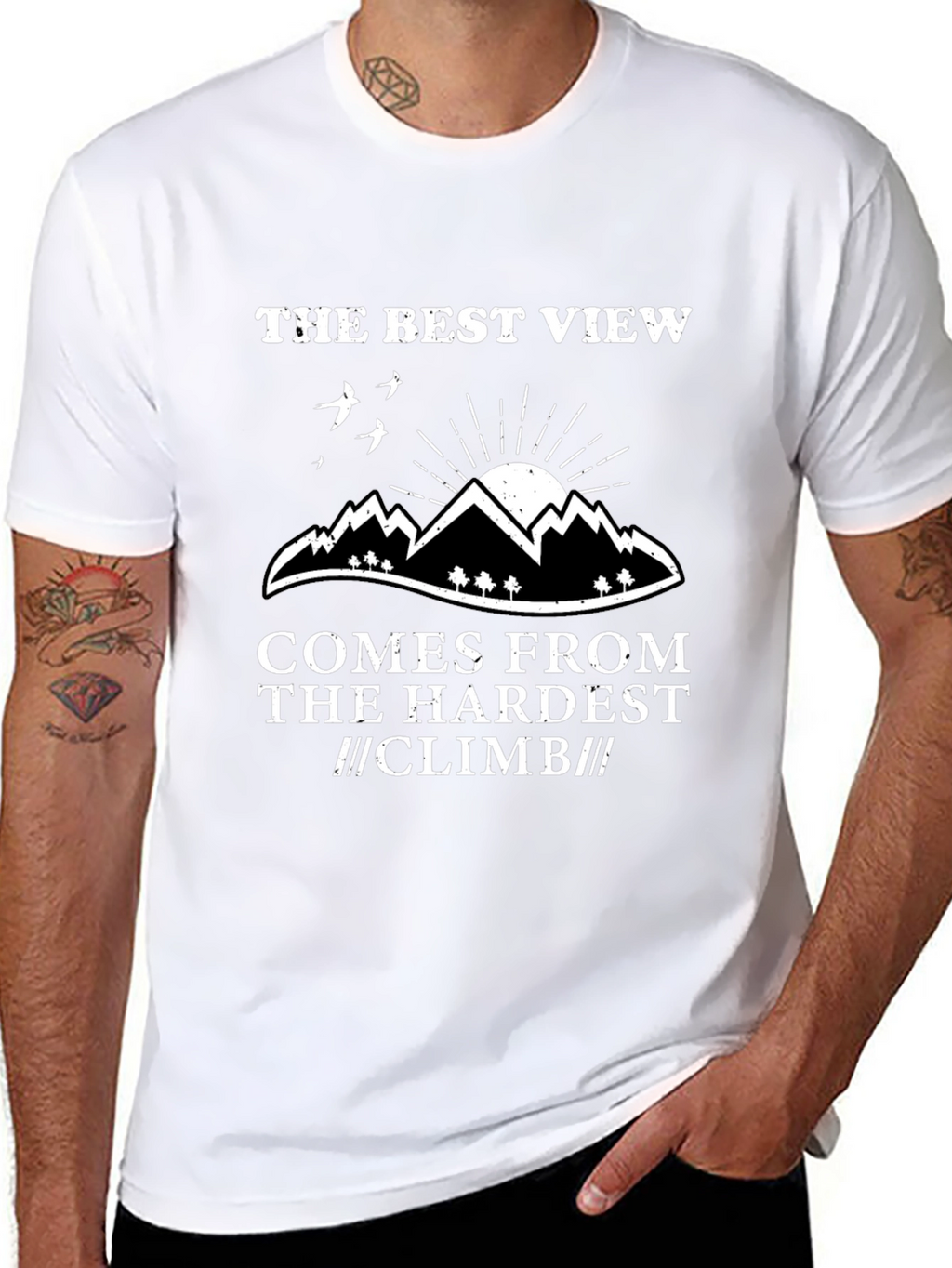 The Best View Climbing T-Shirt
