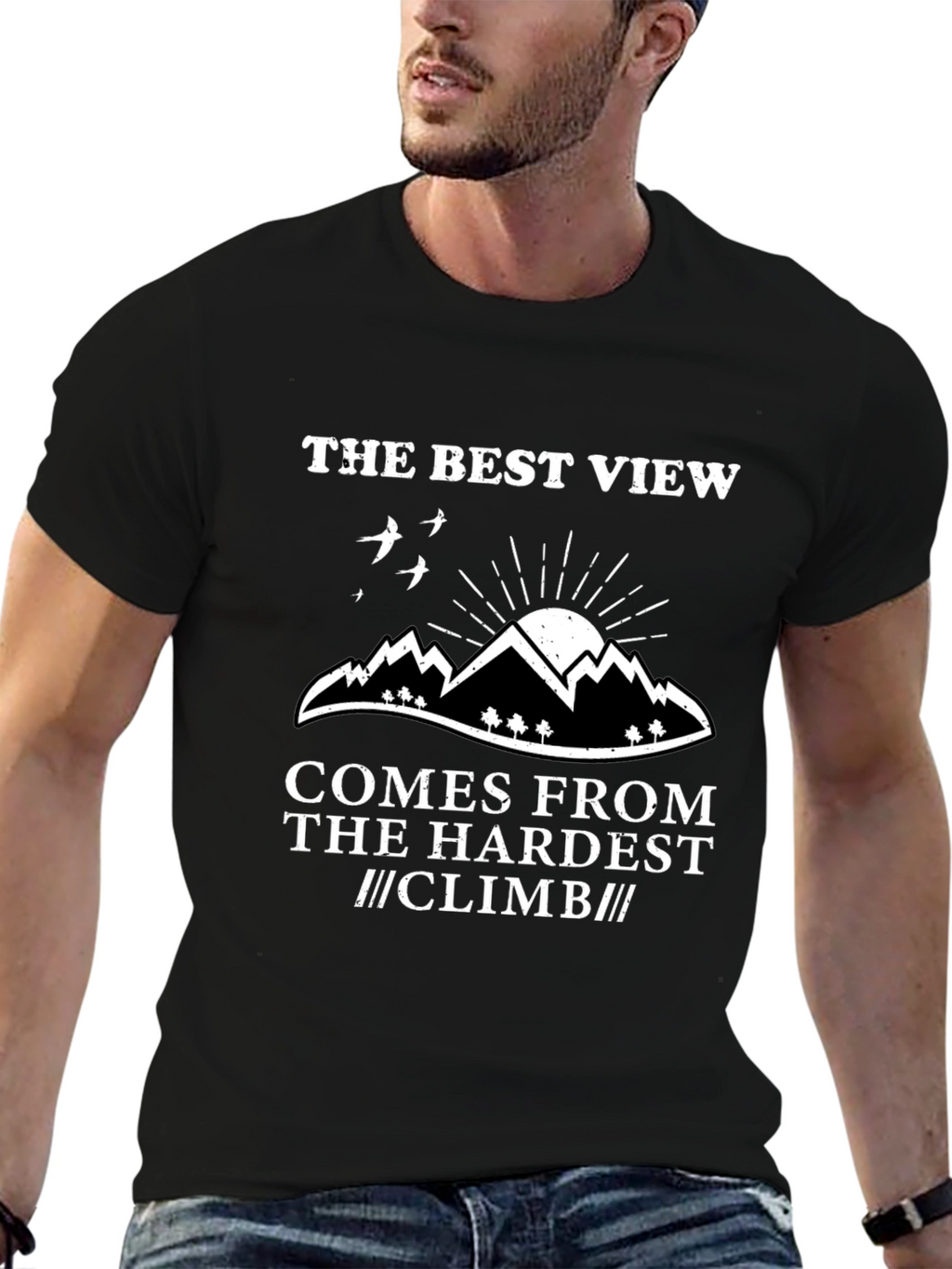 The Best View Climbing T-Shirt