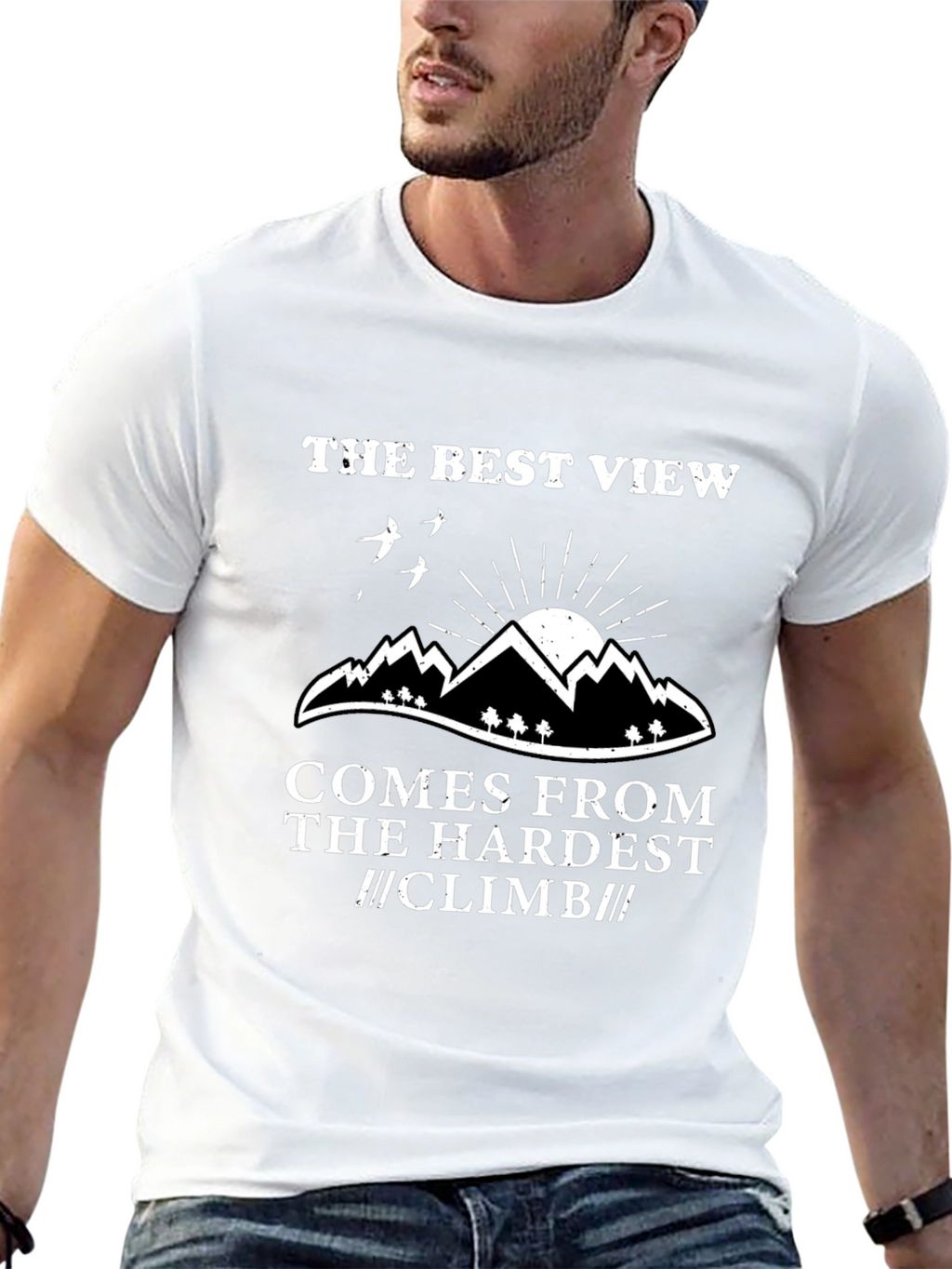 The Best View Climbing T-Shirt