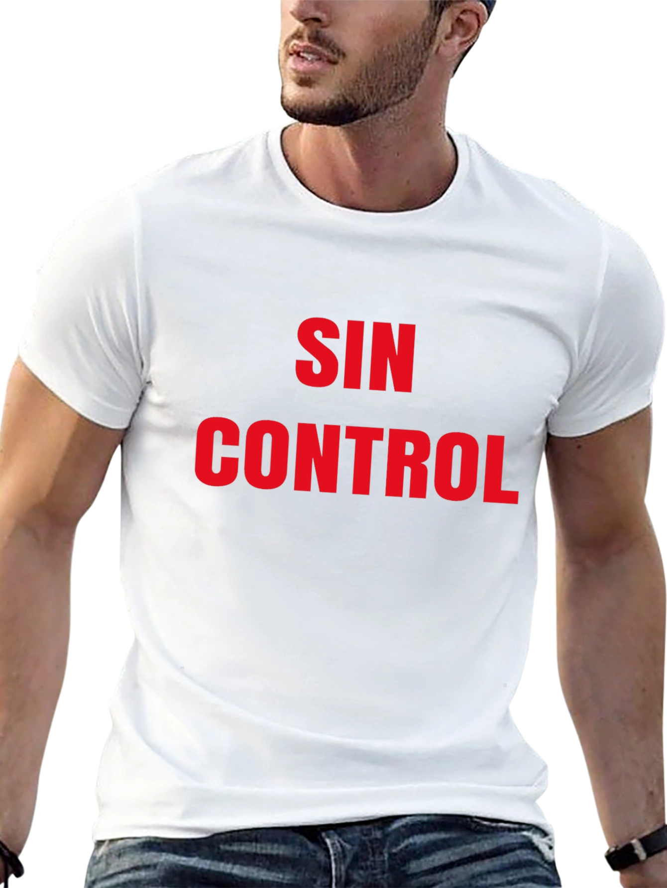 Sin Control Graphic T-Shirt - Bold Statement Tee