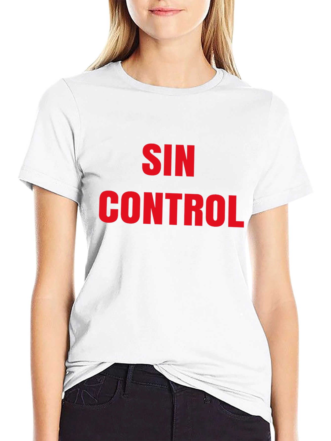 Sin Control Graphic T-Shirt - Bold Statement Tee