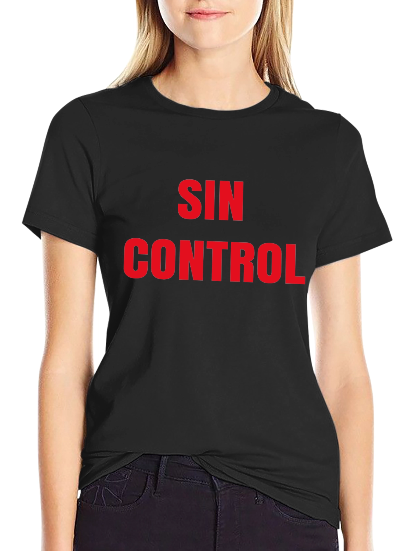 Sin Control Graphic T-Shirt - Bold Statement Tee