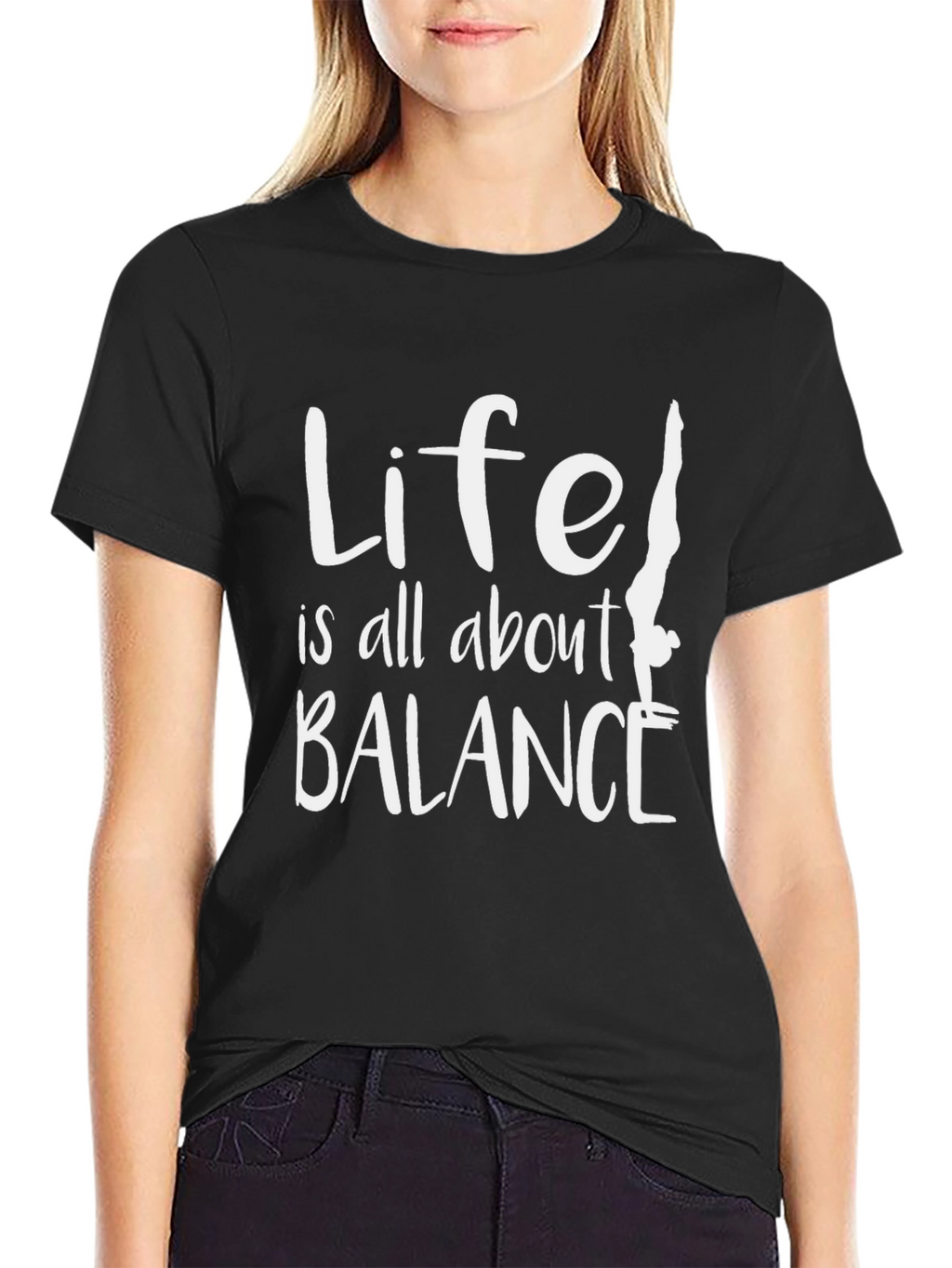Life is All About Balance T-Shirt - Gymnastics Tee