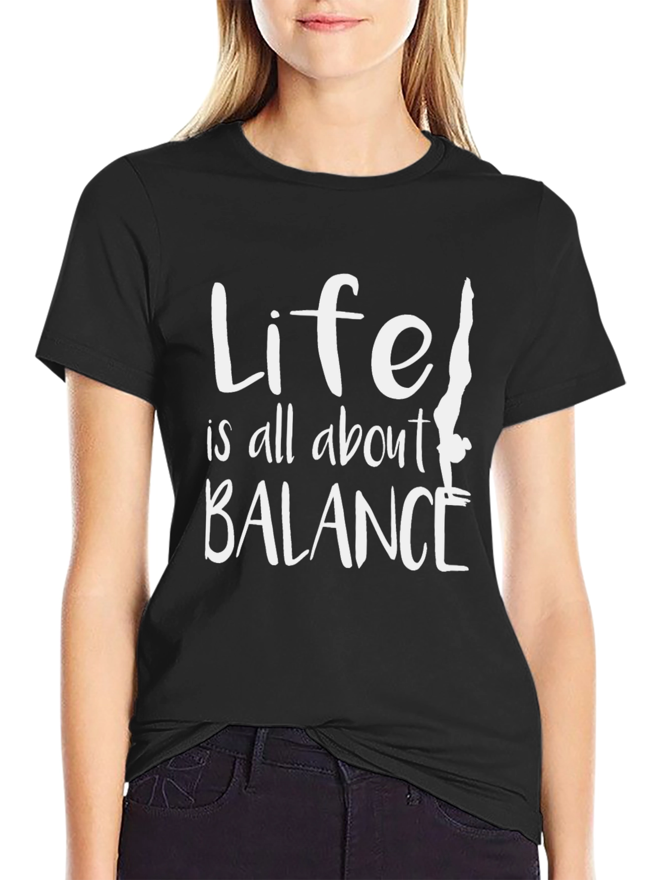 Life is All About Balance T-Shirt - Gymnastics Tee