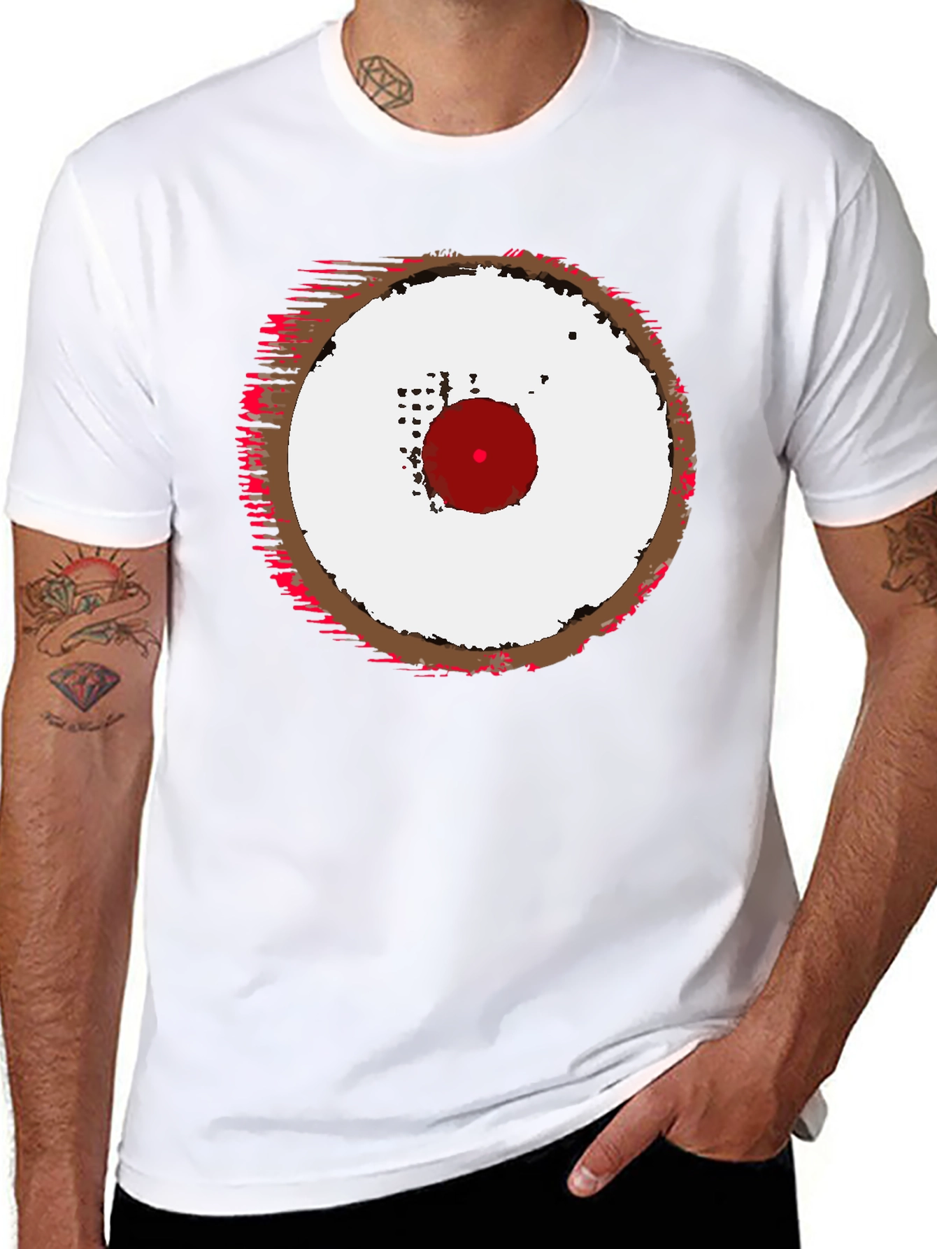 Target Graphic Tee - Modern Grunge Style