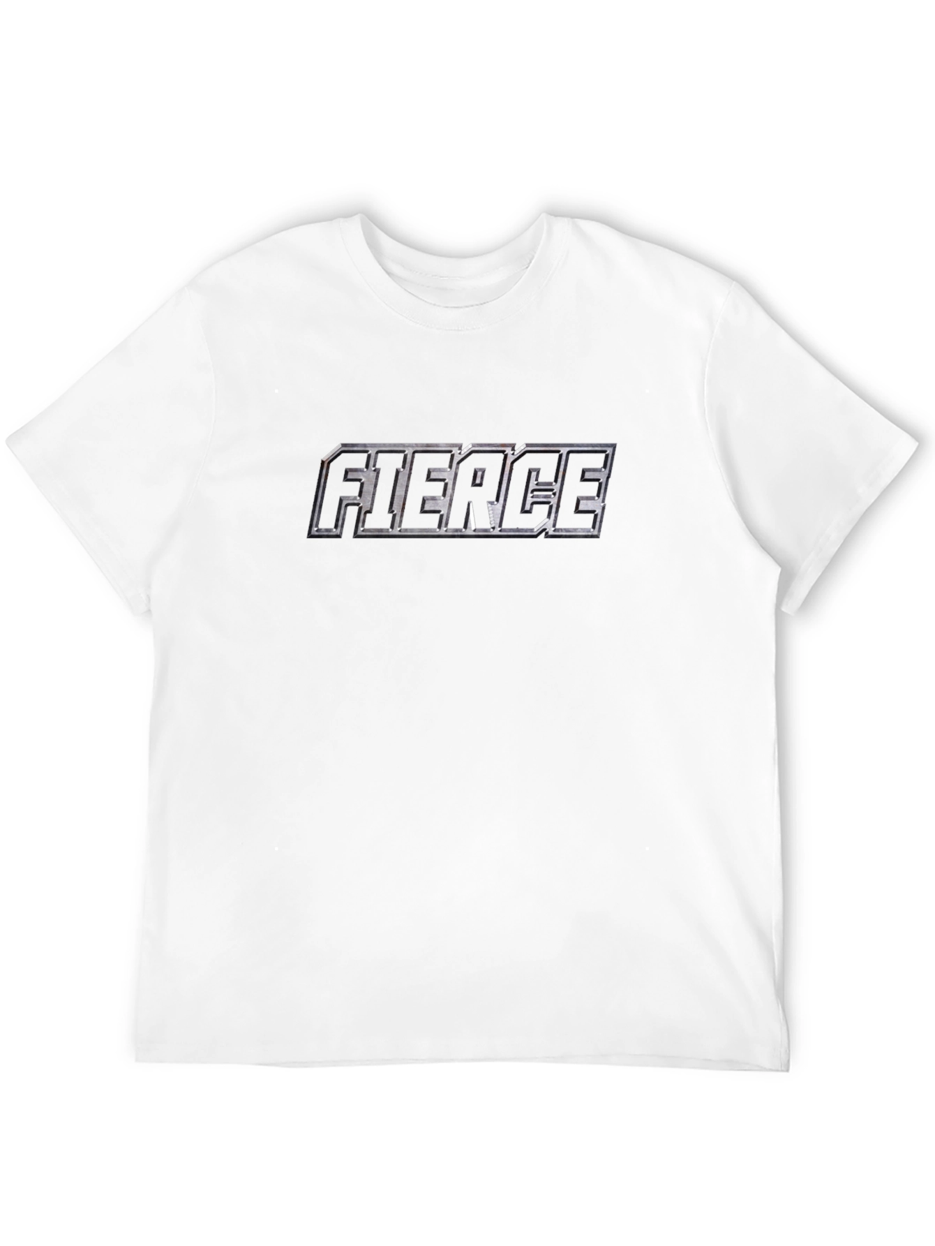 Fierce Graphic Print Black Short Sleeve T-Shirt