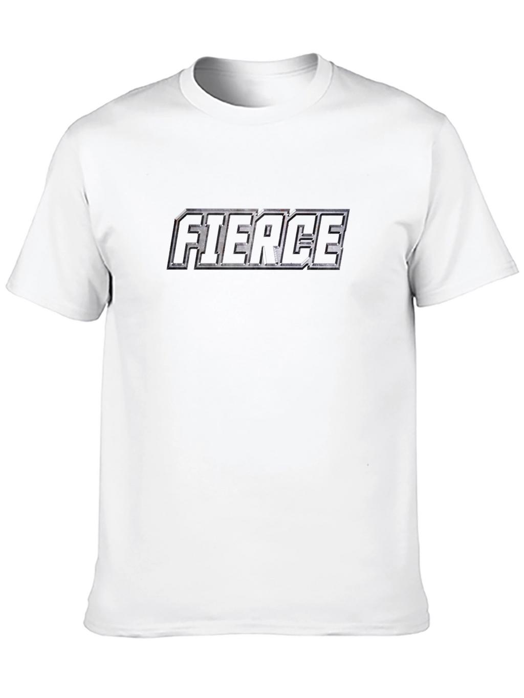 Fierce Graphic Print Black Short Sleeve T-Shirt