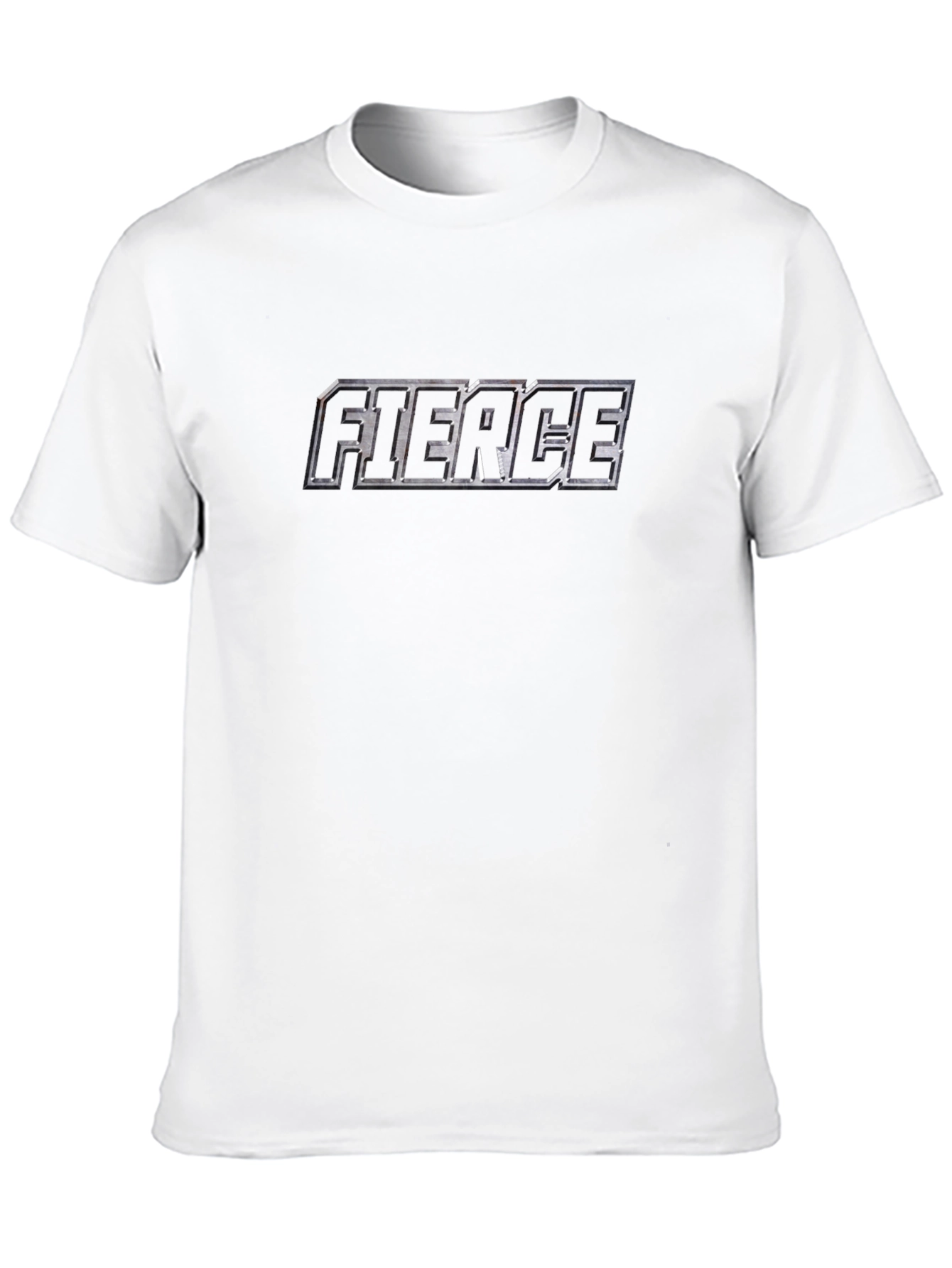 Fierce Graphic Print Black Short Sleeve T-Shirt