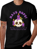 Have Hope T-Shirt - Skull & Candles Graphic Tee