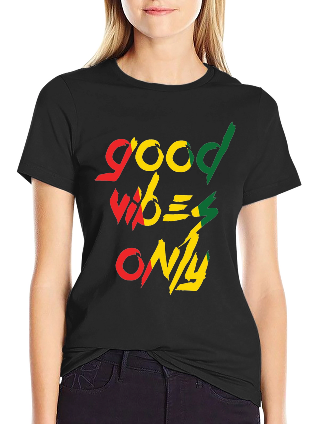 Good Vibes Only Graphic Tee - Black