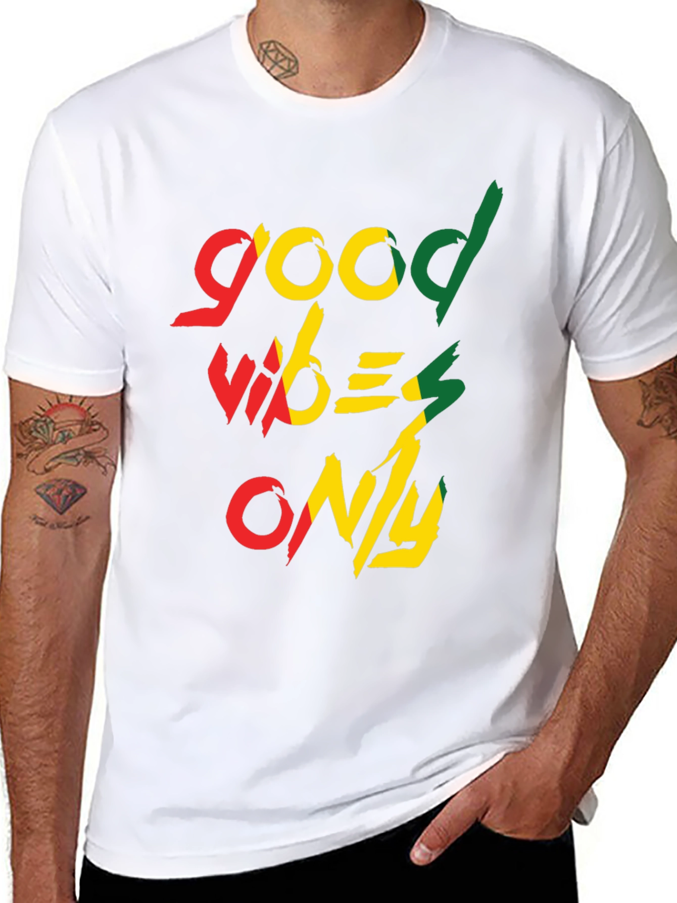 Good Vibes Only Graphic Tee - Black