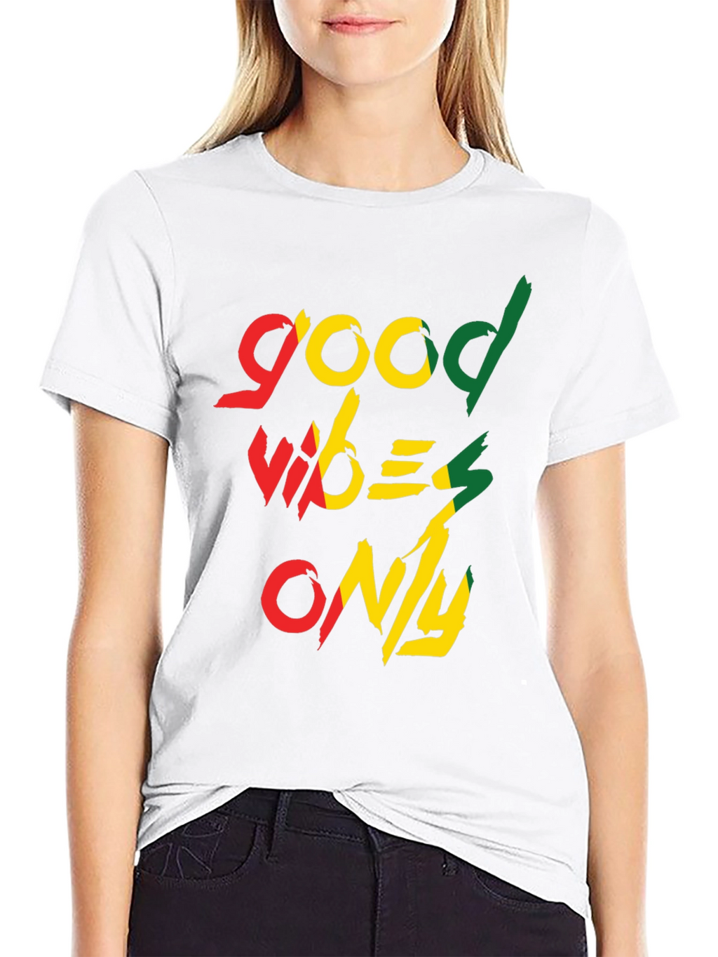 Good Vibes Only Graphic Tee - Black
