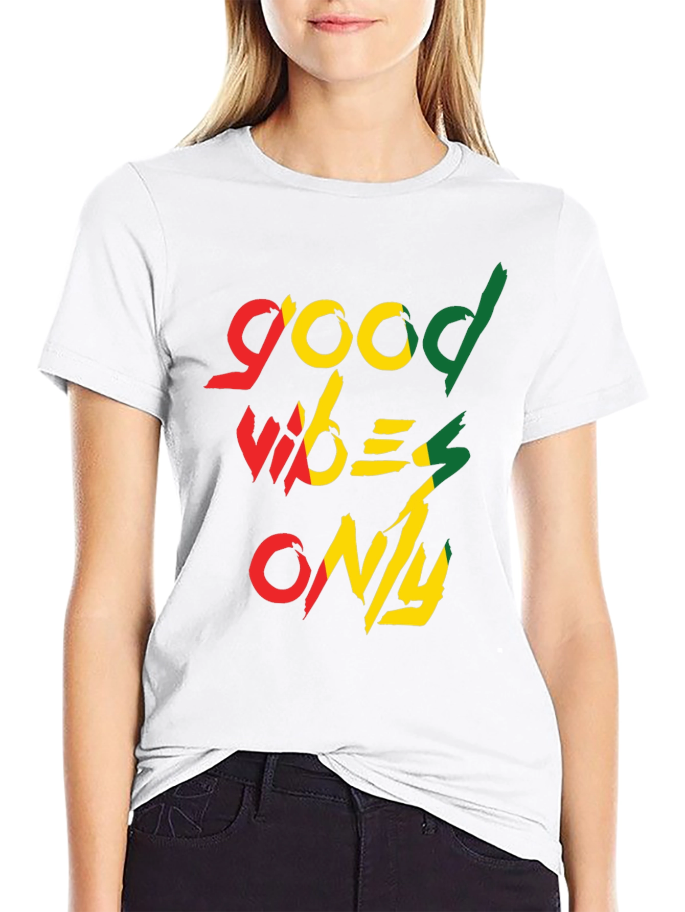 Good Vibes Only Graphic Tee - Black