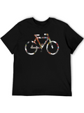 Urban Cycling Graphic Tee - Black