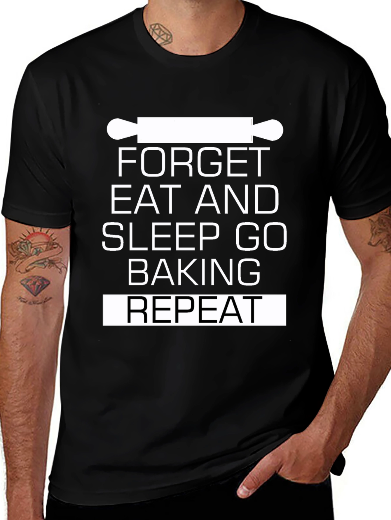 Baking T-Shirt - Forget Eat Sleep Go Baking Repeat
