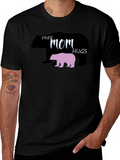 Free Mom Hugs Bear Graphic T-Shirt
