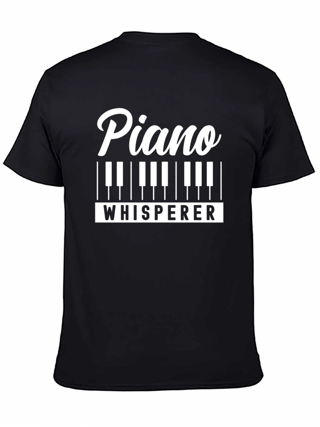 Piano Whisperer Graphic Tee - Musician Gift