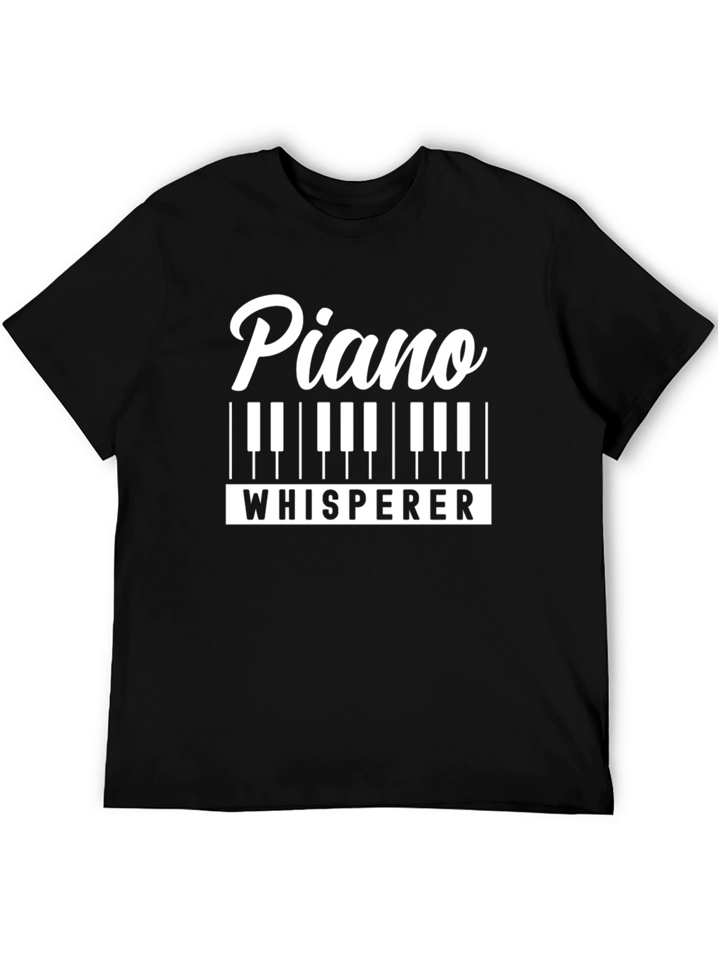 Piano Whisperer Graphic Tee - Musician Gift