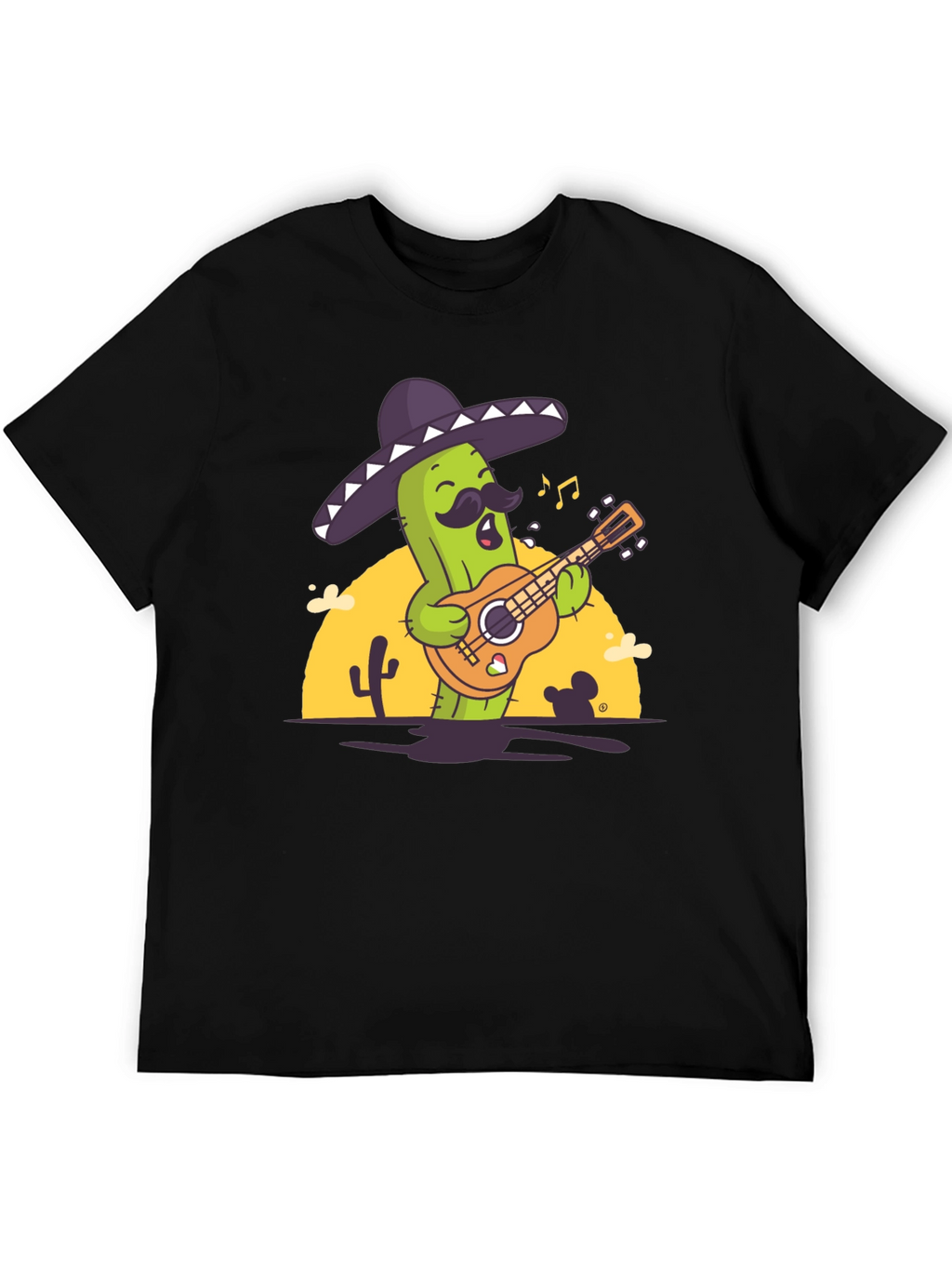 Cactus Mariachi Graphic T-Shirt