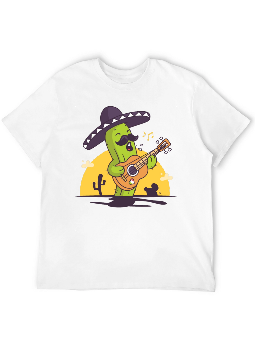 Cactus Mariachi Graphic T-Shirt