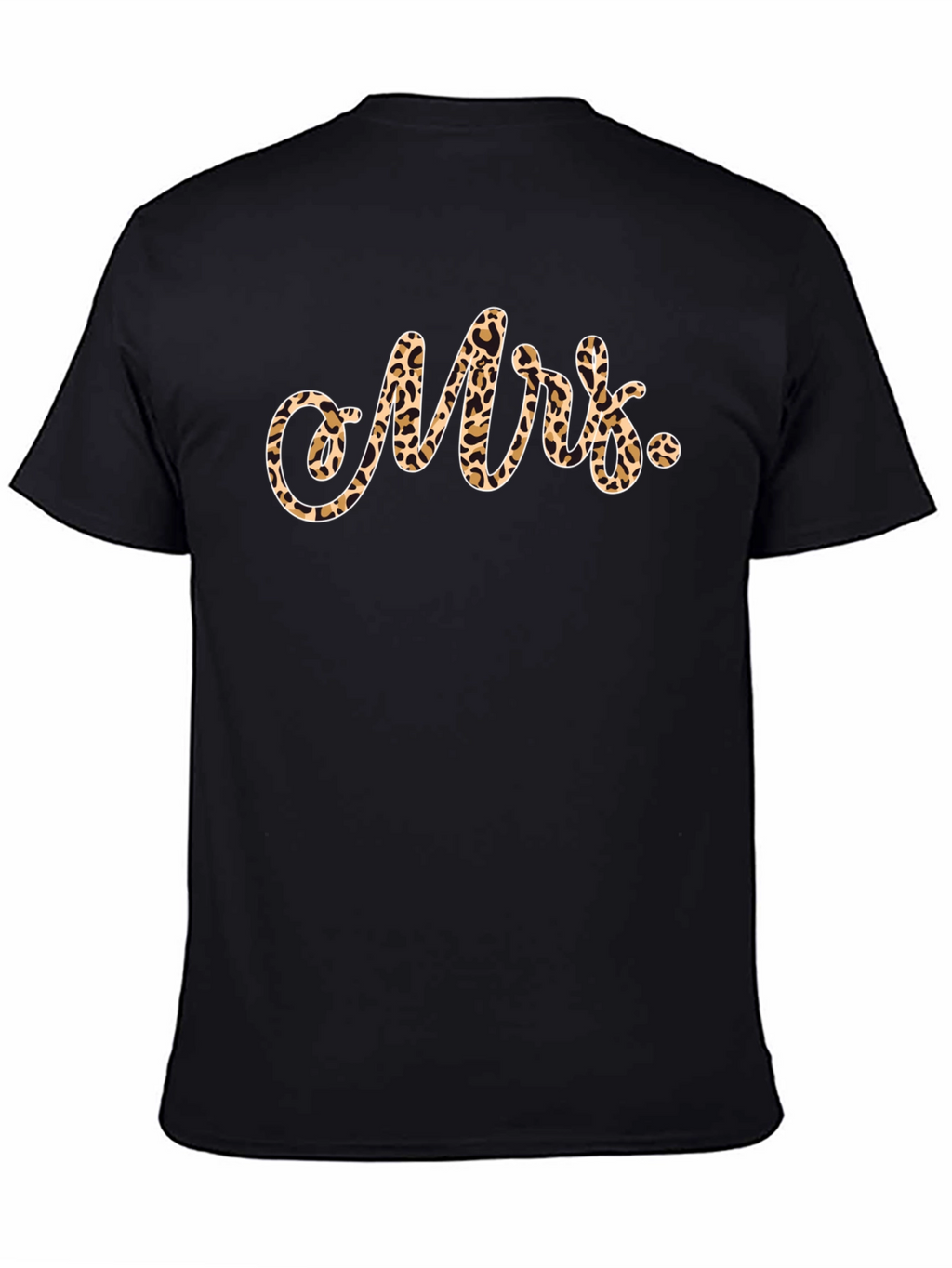 Mrs. Leopard Print T-Shirt - Stylish & Comfortable