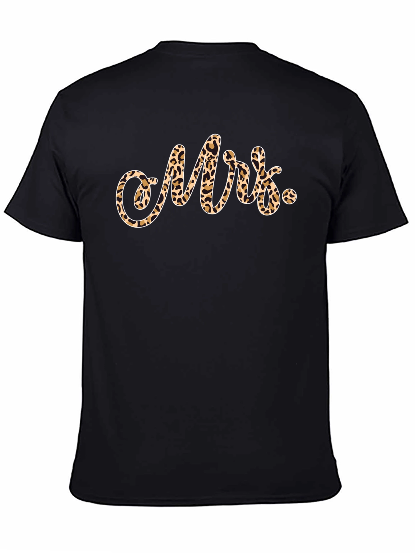 Mrs. Leopard Print T-Shirt - Stylish & Comfortable