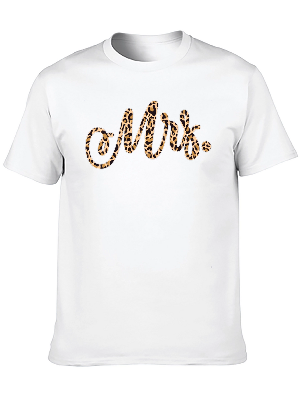 Mrs. Leopard Print T-Shirt - Stylish & Comfortable