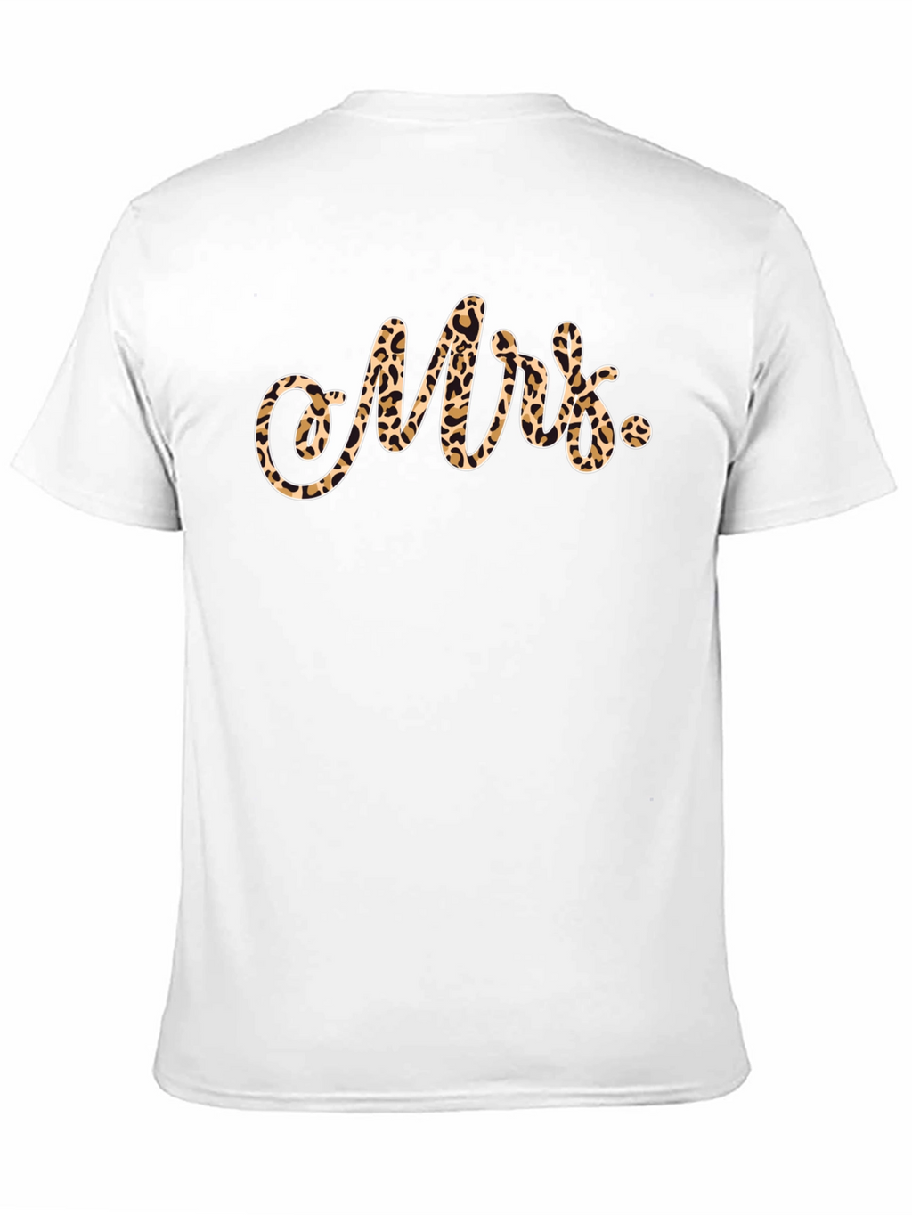 Mrs. Leopard Print T-Shirt - Stylish & Comfortable