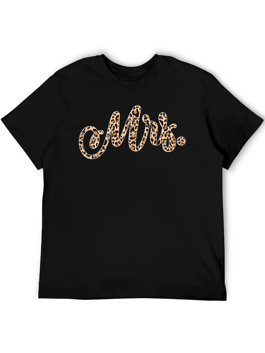 Mrs. Leopard Print T-Shirt - Stylish & Comfortable