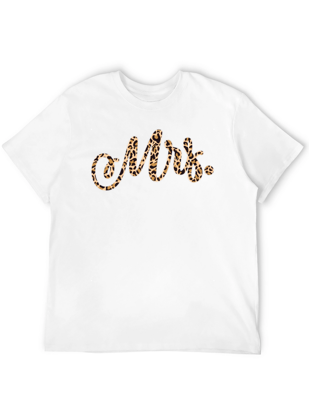 Mrs. Leopard Print T-Shirt - Stylish & Comfortable