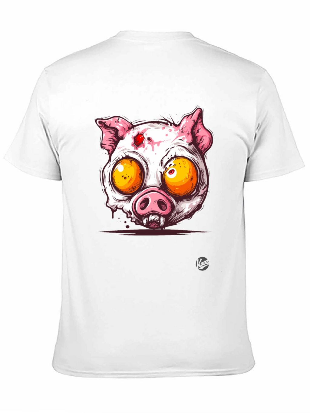 Zombie Pig Graphic Tee - Mens Black T-Shirt