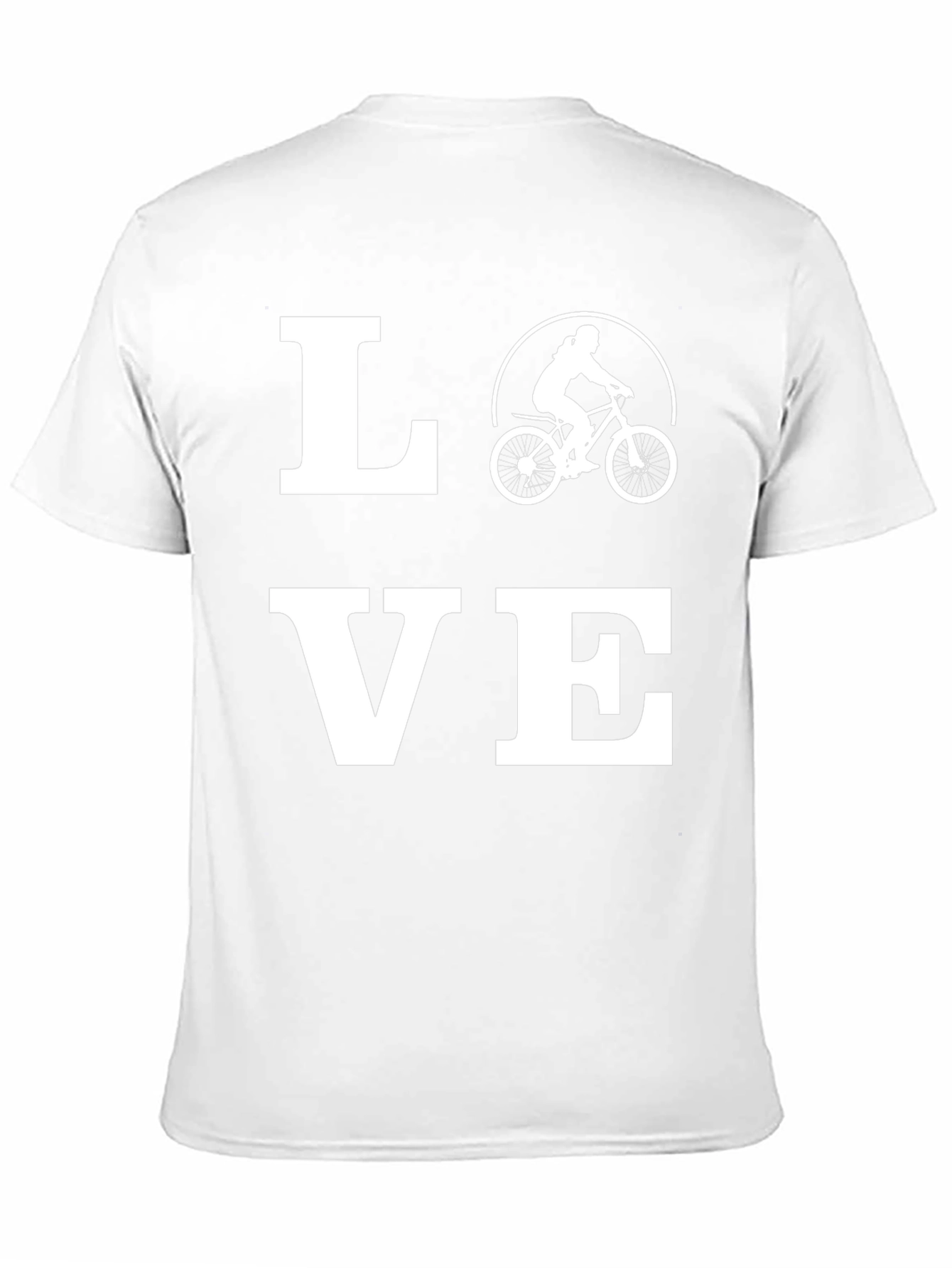 Love Biking Graphic Tee - Black Cotton T-Shirt
