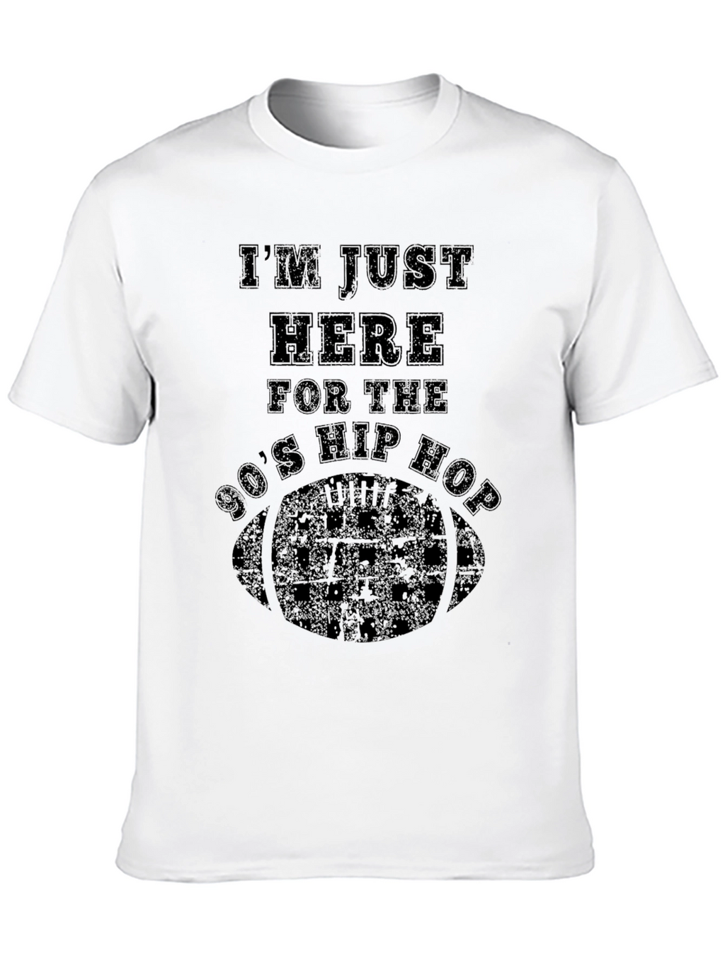 80s Hip Hop Football T-Shirt