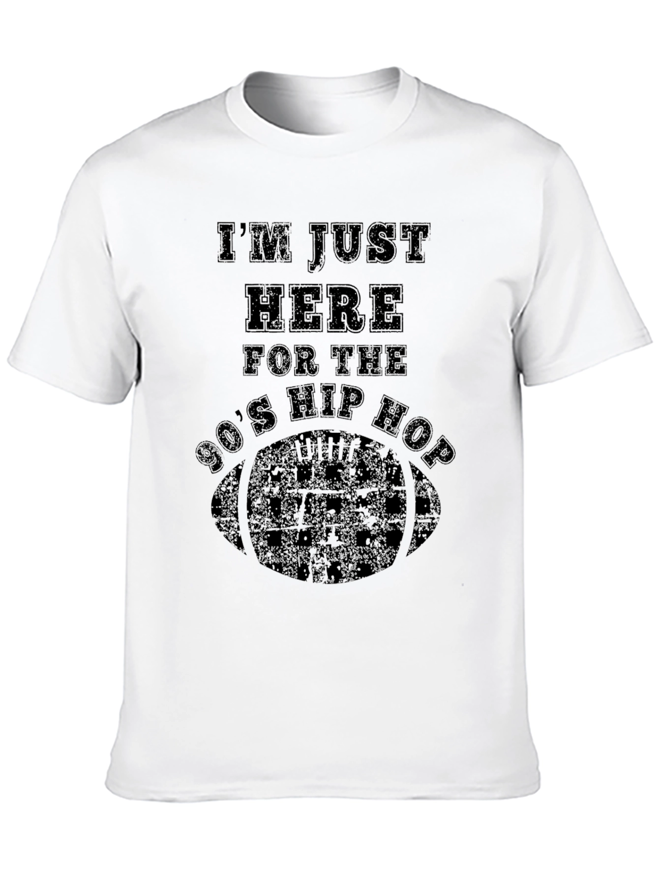 80s Hip Hop Football T-Shirt