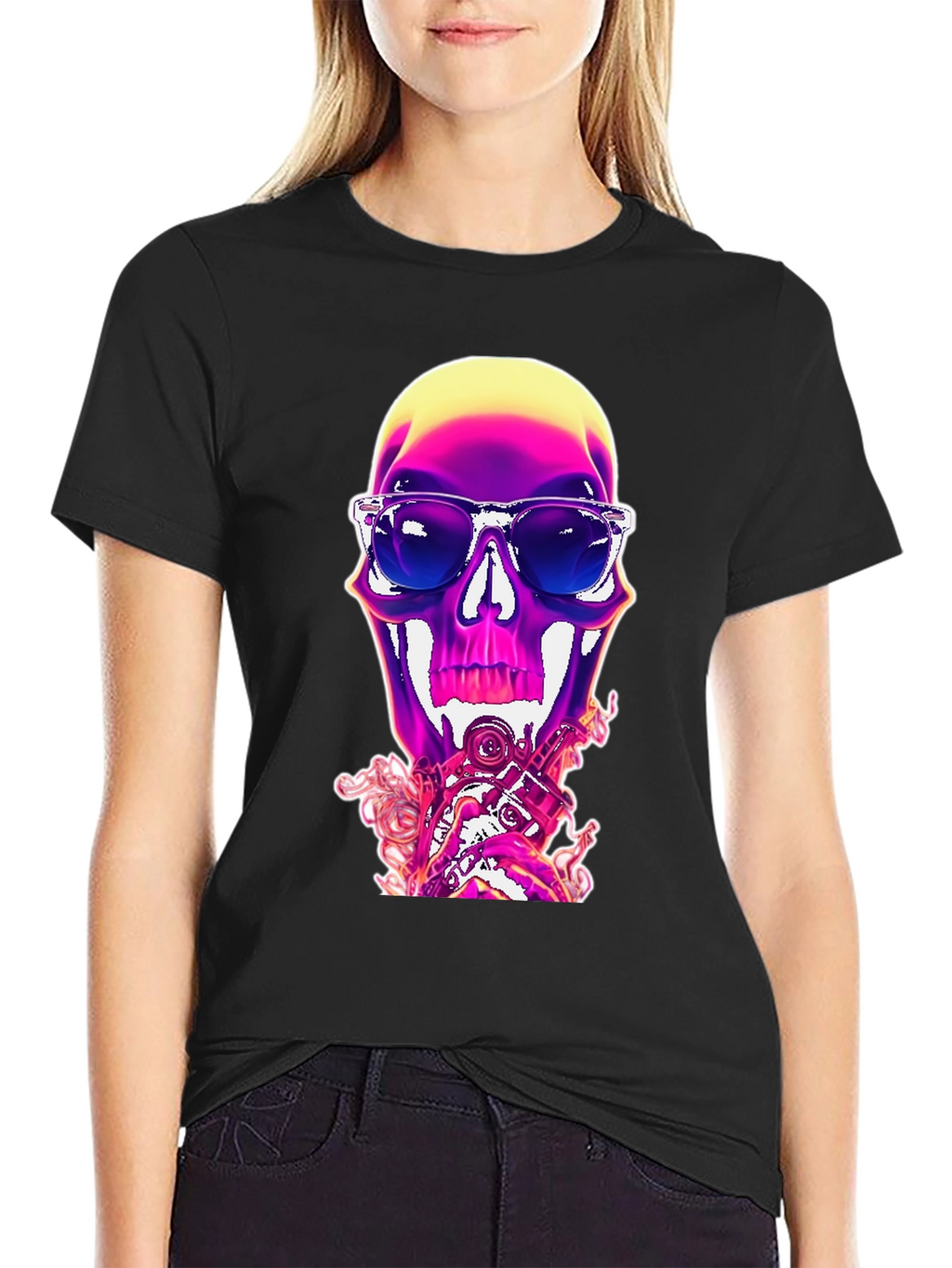 Skull Graphic Tee - Cool & Edgy Style