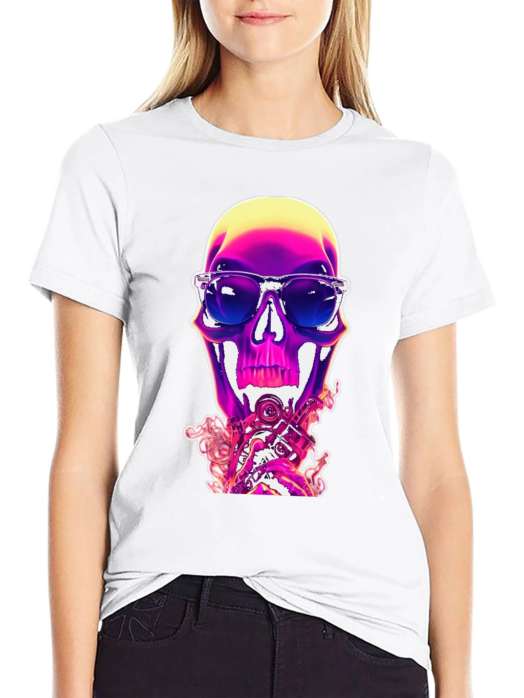 Skull Graphic Tee - Cool & Edgy Style
