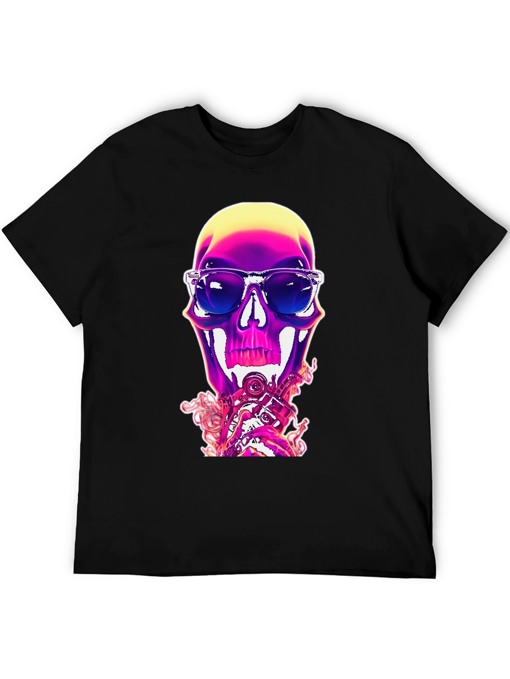 Skull Graphic Tee - Cool & Edgy Style