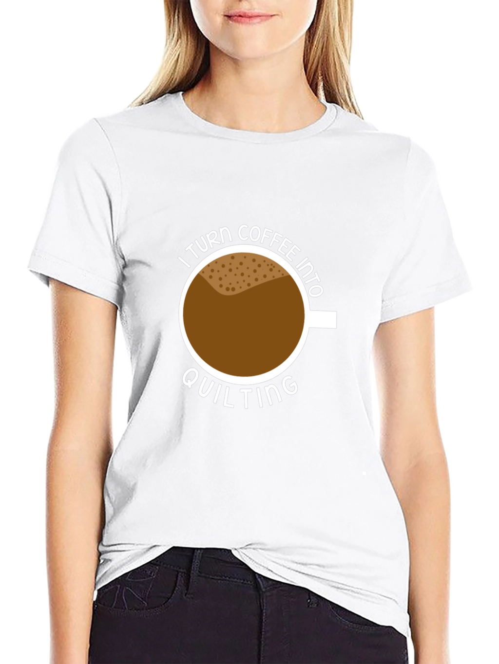 Coffee Into Quilting Graphic Tee