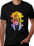 Lets Rock Graphic T-Shirt Music Lover Tee
