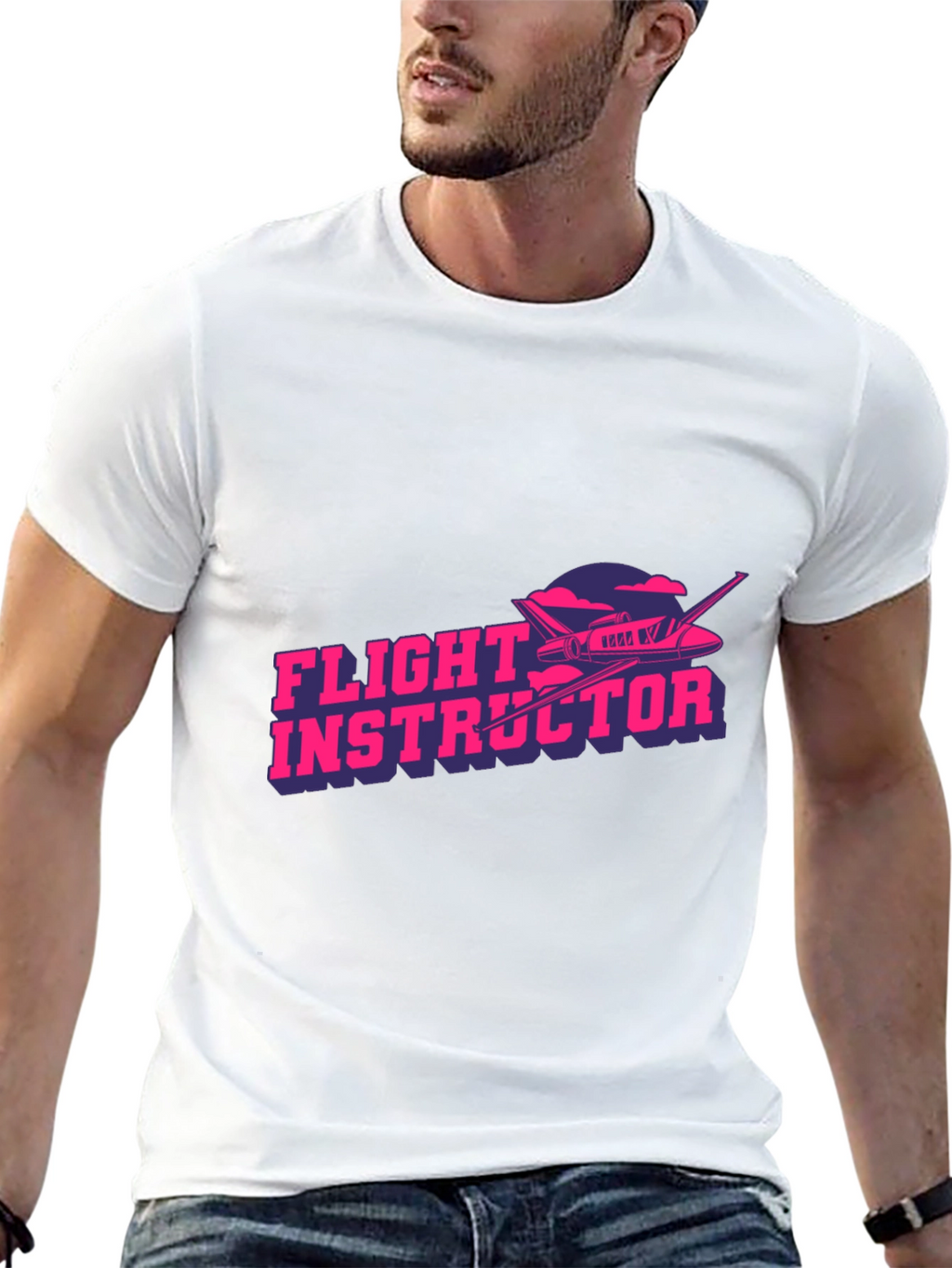 Flight Instructor Graphic T-Shirt - Pilot Aviation Tee